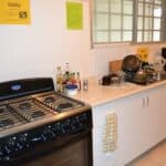 Fully-stocked kitchen