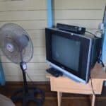 TV and fan