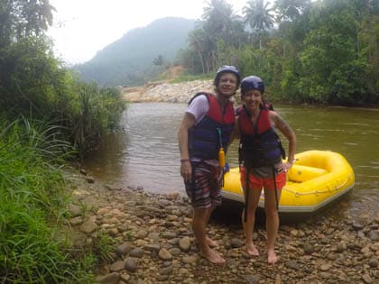 whitewater rafting in kitulgala sri lanka