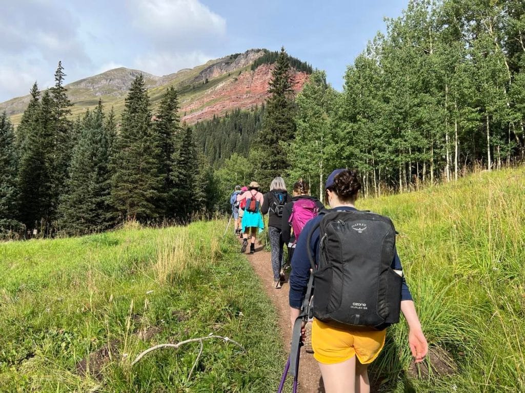 silverton hiking yoga retreat