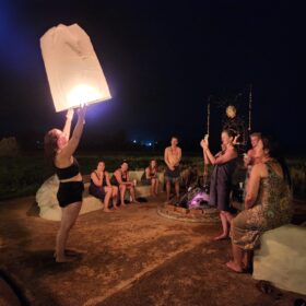 Loy Krathong yoga retreat Thailand