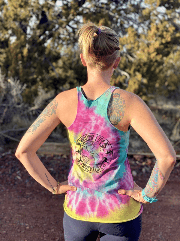 Bigger Life Adventures Tie-Dyed Tanks and Tee Shirts!