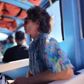 boat ride in Atitlan guatemala