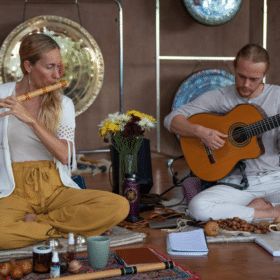 icaros or ayahuasca music at lake atitlan guatemala