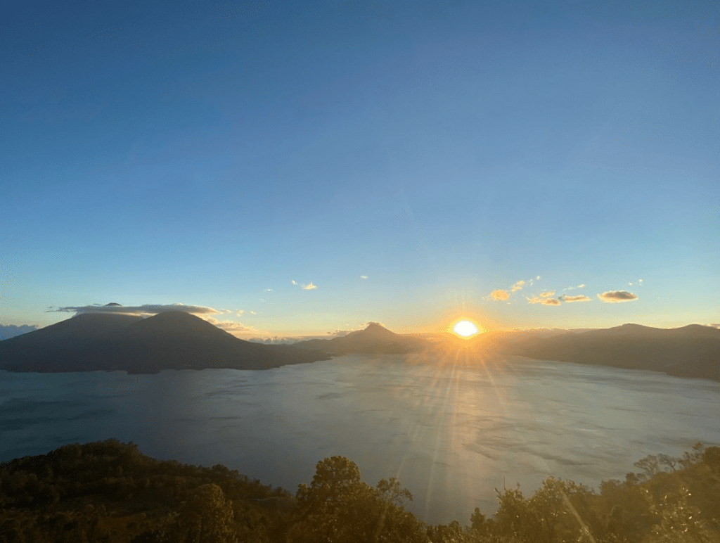 lake atitlan near san marcos guatemala