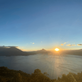 lake atitlan near san marcos guatemala