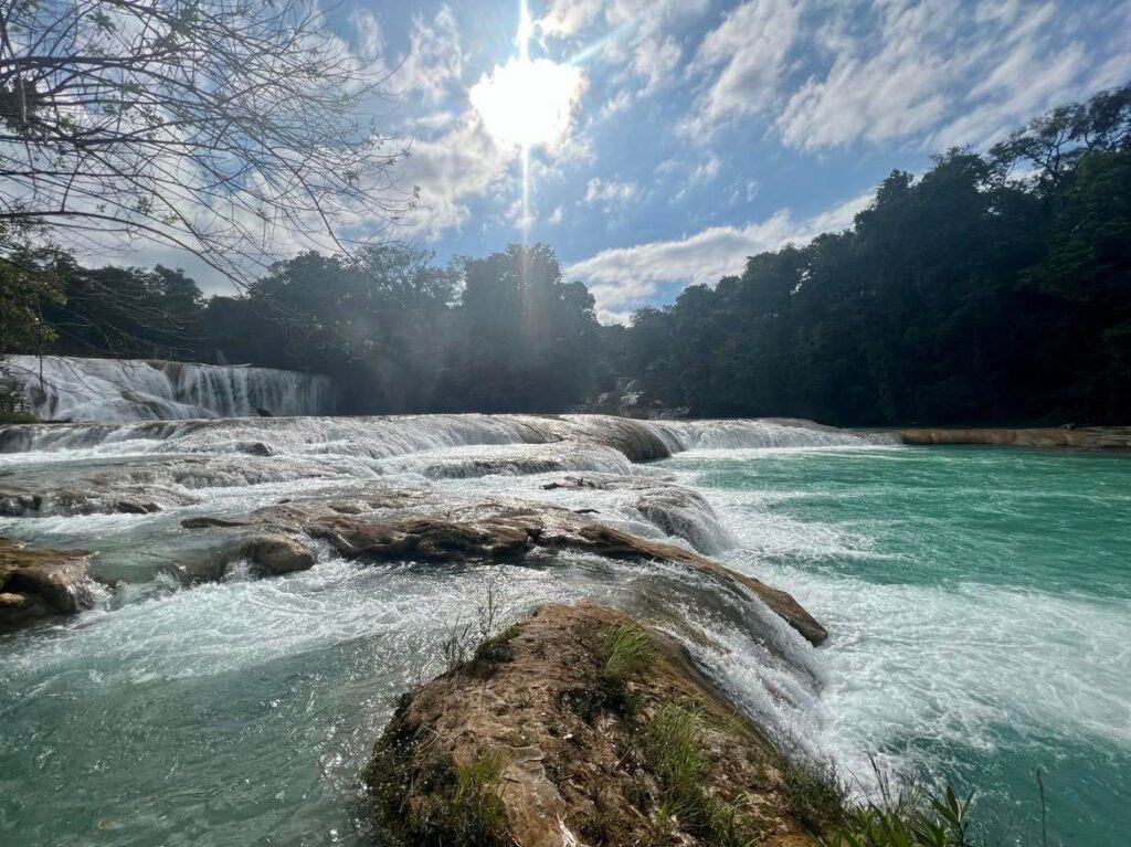 palenque waterfalls tren maya