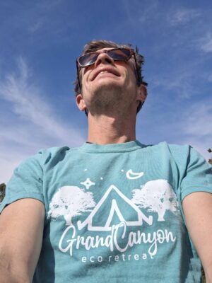 grand canyon eco retreat t-shirt