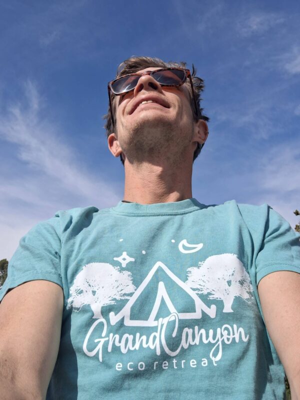 grand canyon eco retreat t-shirt
