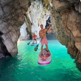 SUPing on a yoga retreat in the Algarve, Portugal