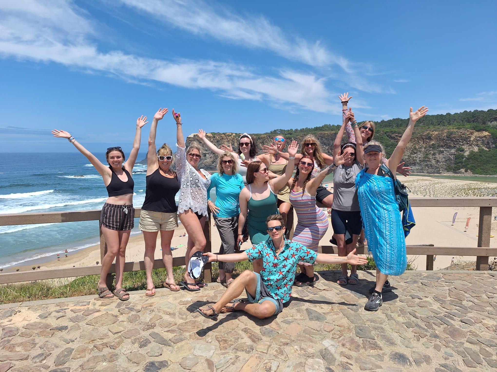 trauma-informed yoga retreat group
