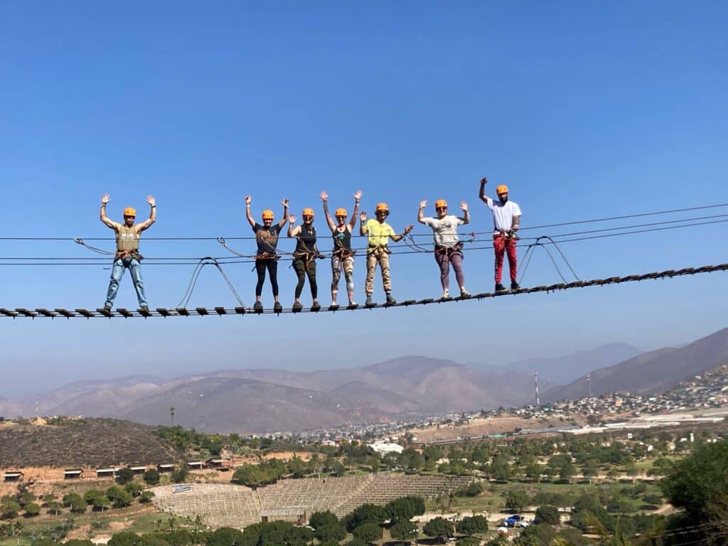 ropes course ensenada mexico alcohol free vacations retreats