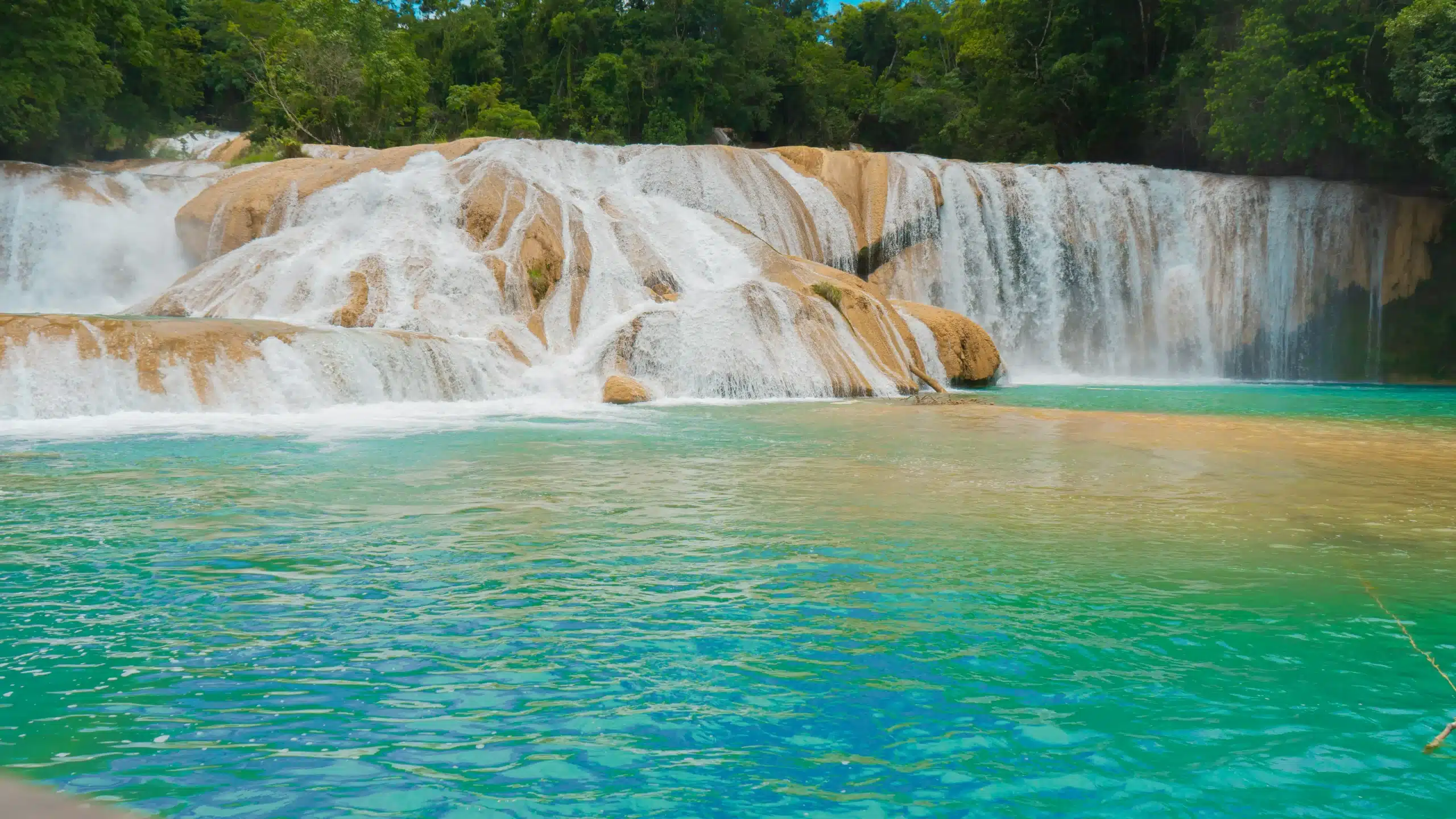 Agua Azul cascades, Sober Mexico Tour