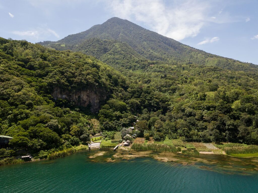 Beautiful yoga teacher training venue at Lake Atitlan
